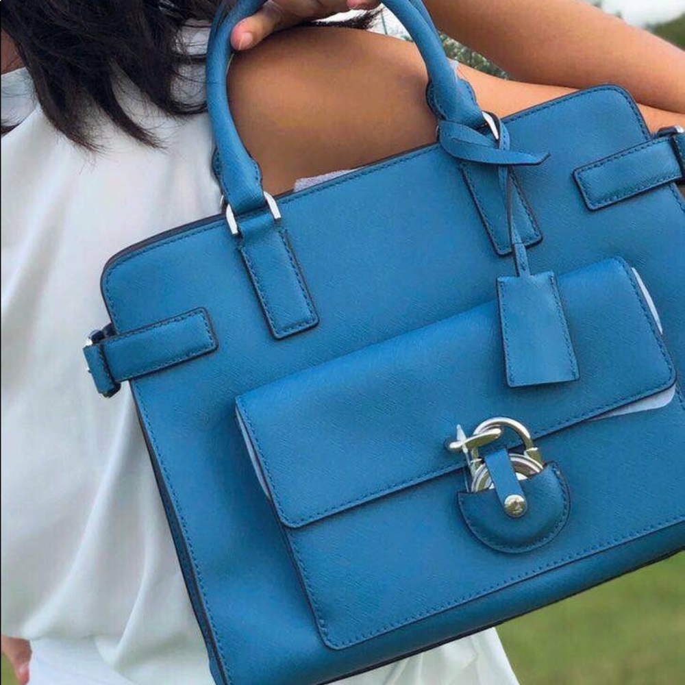 Michael Kors Emma Leather Hamilton Satchel bag